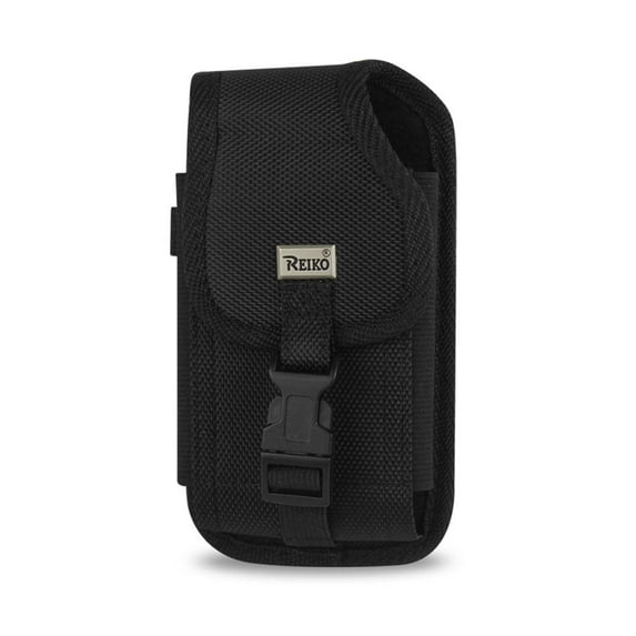 VERTICAL RUGGED POUCH WITH BUCKLE XXXL BLACK