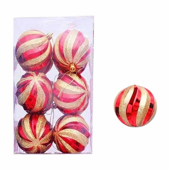VERUGU 12Pcs Christmas Ball 2.36 inch Bell Gift Package Combination Christmas Tree Pendant Decorations Set, Christmas Gifts on Clearance