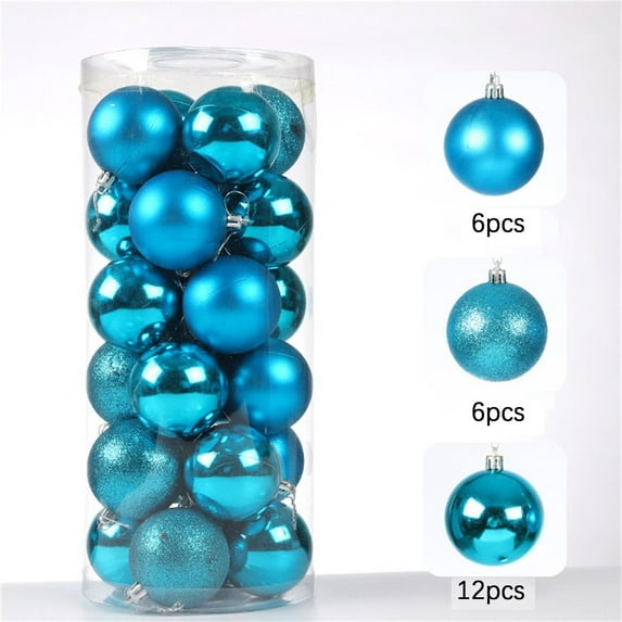 VERUGU 24Pcs Christmas Tree Ball 1.57 inch Bauble Hanging Home Party Ornament Decor, Christmas Gifts on Clearance