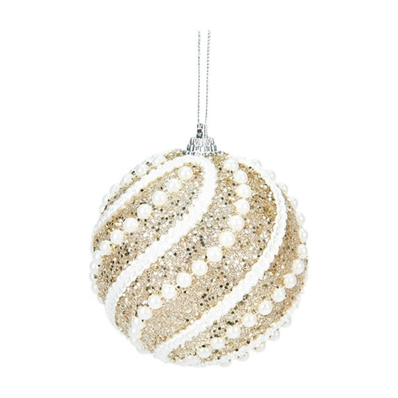VERUGU 2Pcs Christmas Balls 3.15 inch Christmas Tree Decoration Balls Powder Balls Christmas Hanging 3.15 inch Christmas Decoration Small Pendant 2Pcs, Christmas Gifts on Clearance