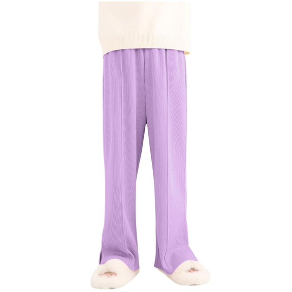VERUGU Boys Pants Kids Casual Pants Boys Quick Drying Pants Kids Slim Pants Wearing Straight Leg Pants Loungewear Purple 7 Years