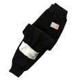 thumbnail image 1 of VERUGU Fall Winter Kids Boys Fleece Thickening Warm Solid Pants Elastic Waist Casual Pants with Pocket Black 1 Years, 1 of 4