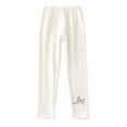 thumbnail image 1 of VERUGU Girls Leggings Toddler Kids Comfortable Leggings for Girls Leggings Great for Soft Breathable Pants White 2 Years, 1 of 7