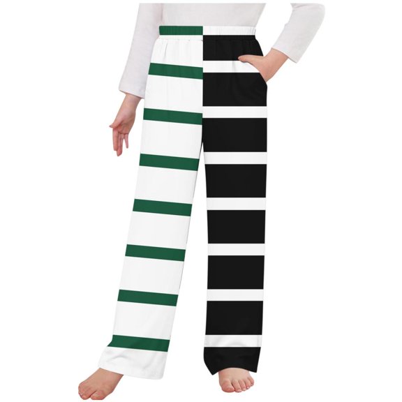 VERUGU Girls Pants Kids Sports Pants Boys Quick Drying Pants Kids Thin Pants Wearing Lantern Long Pants Black 4 Years