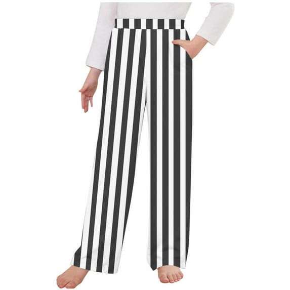 VERUGU Girls Pants Kids Sports Pants Boys Quick Drying Pants Kids Thin Pants Wearing Lantern Long Pants Black 6 Years