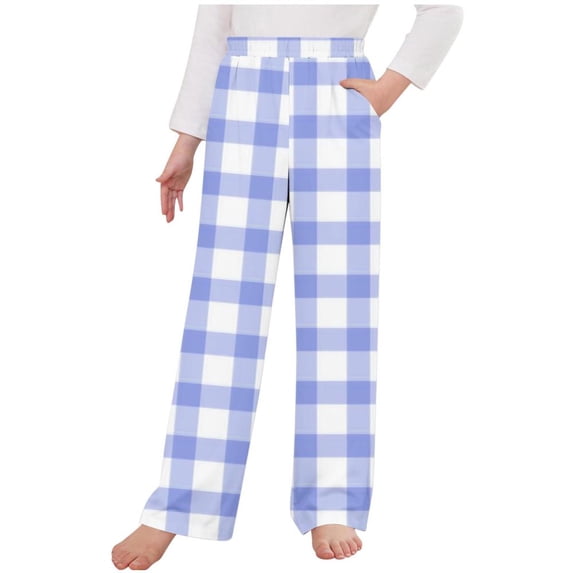 VERUGU Girls Pants Kids Sports Pants Boys Quick Drying Pants Kids Thin Pants Wearing Lantern Long Pants Blue 13 Years