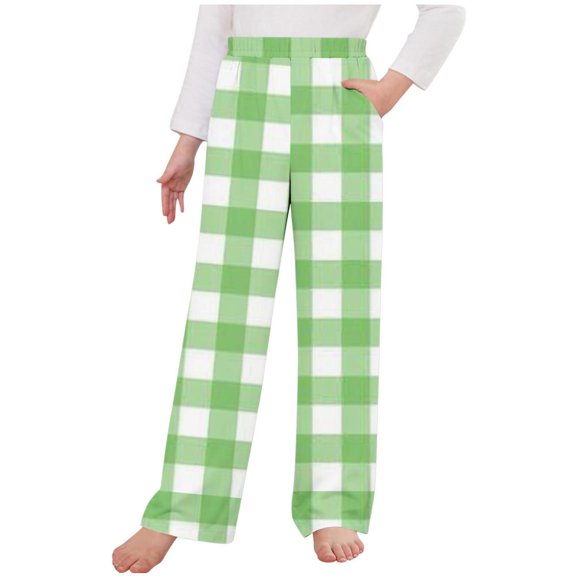 VERUGU Girls Pants Kids Sports Pants Boys Quick Drying Pants Kids Thin Pants Wearing Lantern Long Pants Green 12 Years