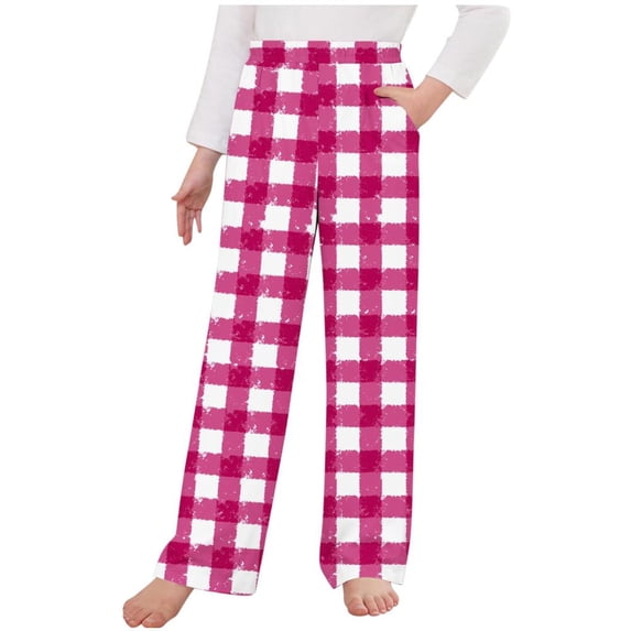 VERUGU Girls Pants Kids Sports Pants Boys Quick Drying Pants Kids Thin Pants Wearing Lantern Long Pants Hot Pink 11 Years
