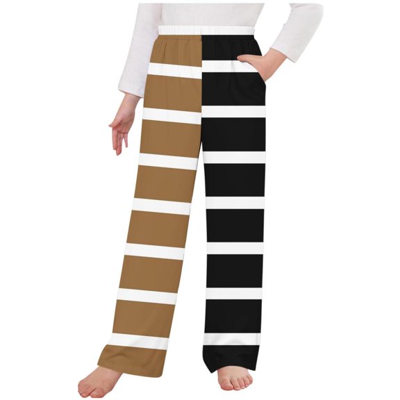 VERUGU Girls Pants Kids Sports Pants Boys Quick Drying Pants Kids Thin Pants Wearing Lantern Long Pants Khaki 4 Years