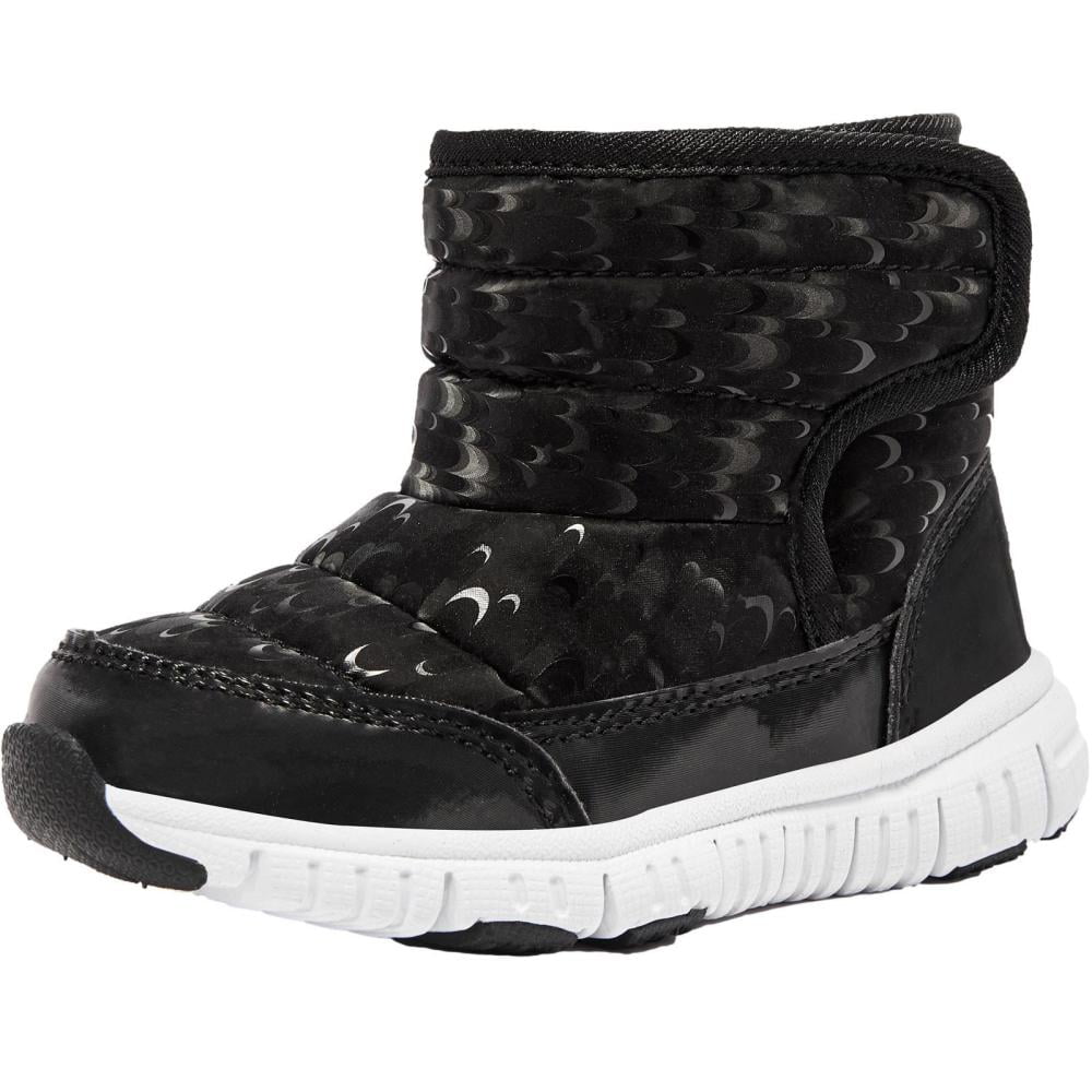 VERUGU Girls Snow Boots Toddler Little Kid Snow for Boys Girls Kids Outdoor Winter Shoes Cotton