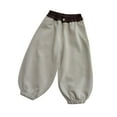 thumbnail image 1 of VERUGU Kids Sports Sweatpants Long Pants Lantern Pants for Girls Boys Casual Loose Versatile Solid Pants Gray 0 Months, 1 of 4