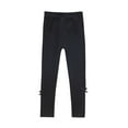 thumbnail image 1 of VERUGU Kids Spring Fall Solid Color Comfort Boys and Girls Baby Elastic Waist Long Pants Cotton Cute Full Length Pants Black 3 Years, 1 of 3