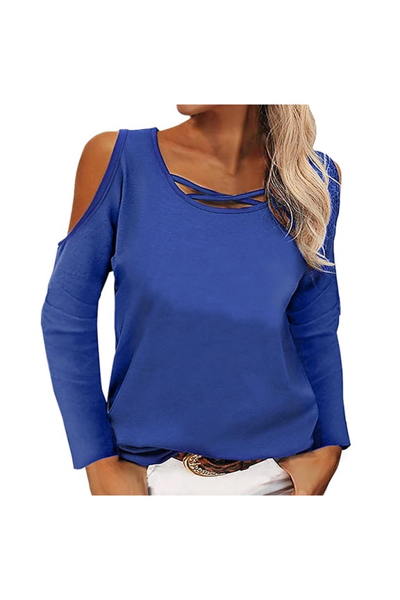 Plus Size Cut Out Cold Shoulder Tops for Women Casual Solid Color Tees Loose Basic T-Shirts Summer Batwing Sleeve Tunic Blouse Tops