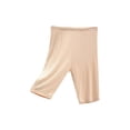 thumbnail image 1 of VERUGU Shorts for Women Casual Fashion Solid Color High Waist Leggings Thin Shorts Three-quarter Pants Home Pants Beige L, 1 of 4