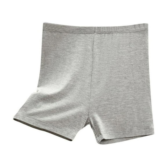 VERUGU Shorts for Women Casual Fashion Solid Color High Waist Leggings Thin Shorts Three-quarter Pants Home Pants Gray XL