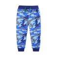 thumbnail image 1 of VERUGU Toddler Sweatpants Kids Fashion and Cute Printed Elastic Sports Pants Long Pants Blue 7 Years, 1 of 4