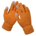 thumbnail image 1 of VERUGU Winter Gloves Women Fashion Non-Slip Warm Gloves Winter Artificial Touchable Screen Knitting Solid Casual Comfortable Gloves Khaki Free Size, 1 of 1
