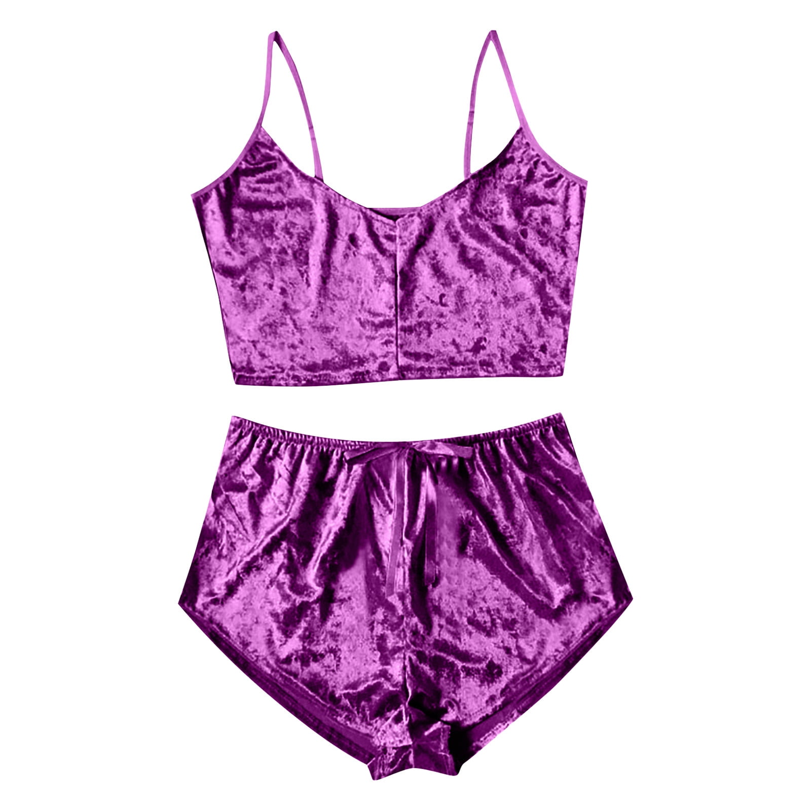 VERUGU Woman Sexy Lingerie Set Women Plush Seductive Temptation V Neck Leisure Wear Velvet Strap