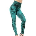 thumbnail image 1 of VERUGU Women Casual Pants Imitation Jean Fashion Super Elastic Sports Slim Trousers Hip Lift Leggings Green XL, 1 of 8