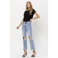 thumbnail image 1 of VERVET by Flying Monkey Super High Rise 90's Straight Crop Jeans, 1 of 11