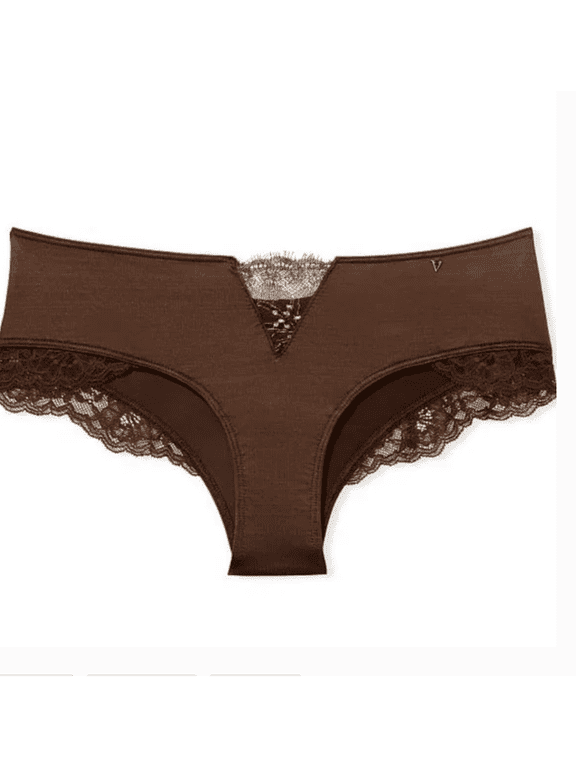 VERY SEXY Panty Underwear Thong V-String Lace Mesh Charm Chain XS