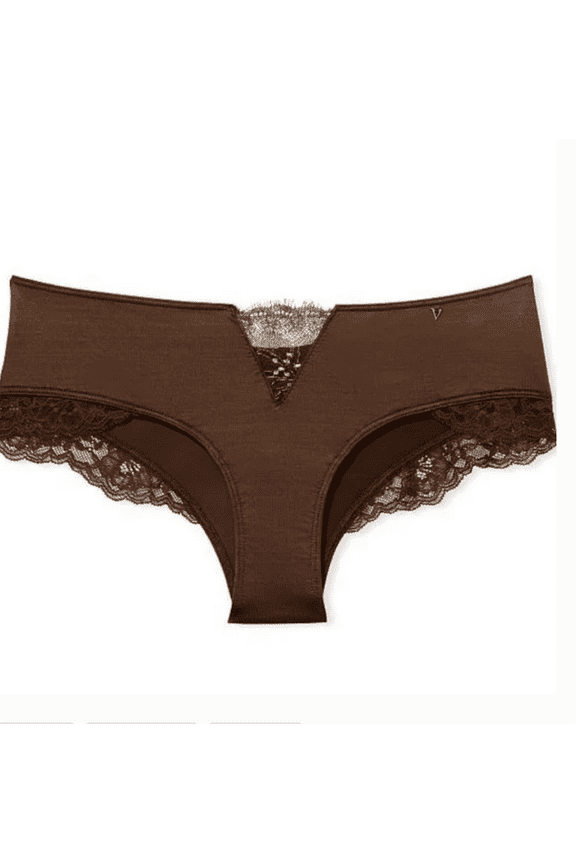 VERY SEXY Panty Underwear Thong V-String Lace Mesh Charm Chain XS