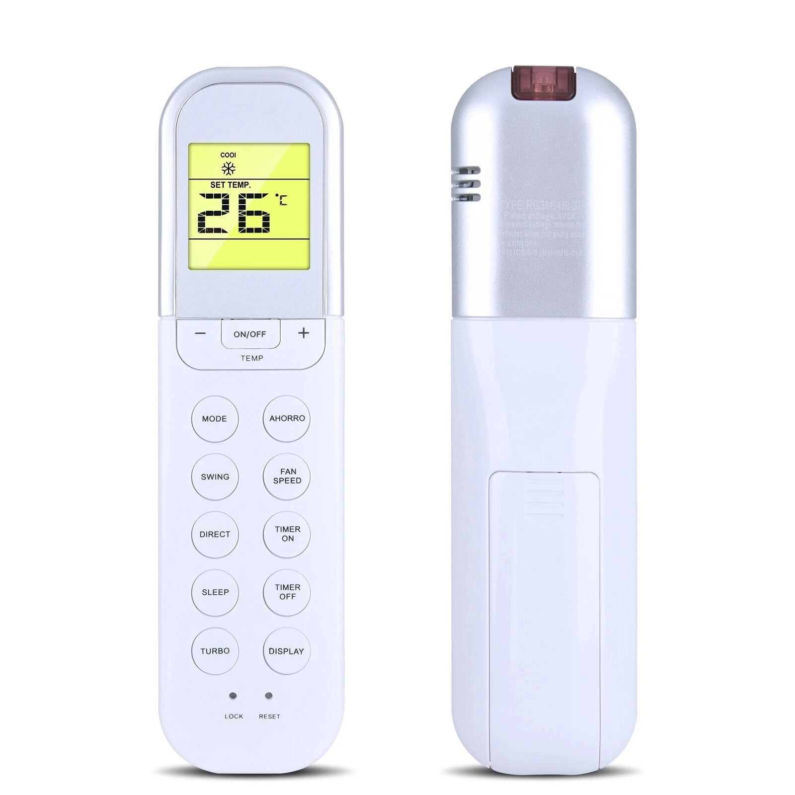 VERYNIUBI RG36B RG36B4 Compatible Remote Midea Air Conditioner Remote ...