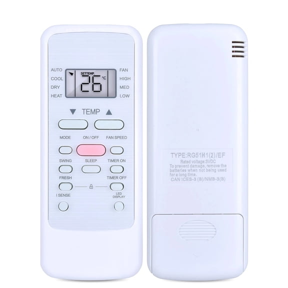 VERYNIUBI RG51H1 Compatible Remote Midea Air Conditioner Remote Control It's as good as the original one