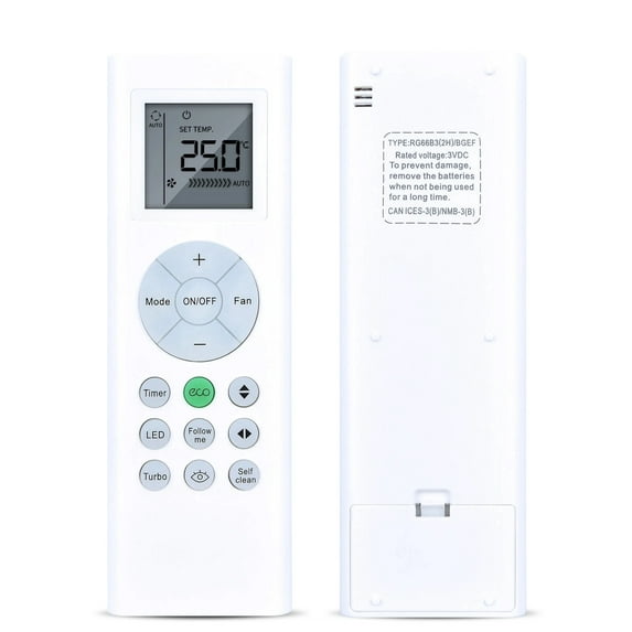 VERYNIUBI RG66B3 RG66B32H Compatible Remote Midea Air Conditioner Remote Control It's as good as the original one