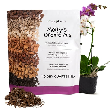 VERYPLANTS Premium Molly's Orchid Potting Mix Soil, 1.5 cu ft
