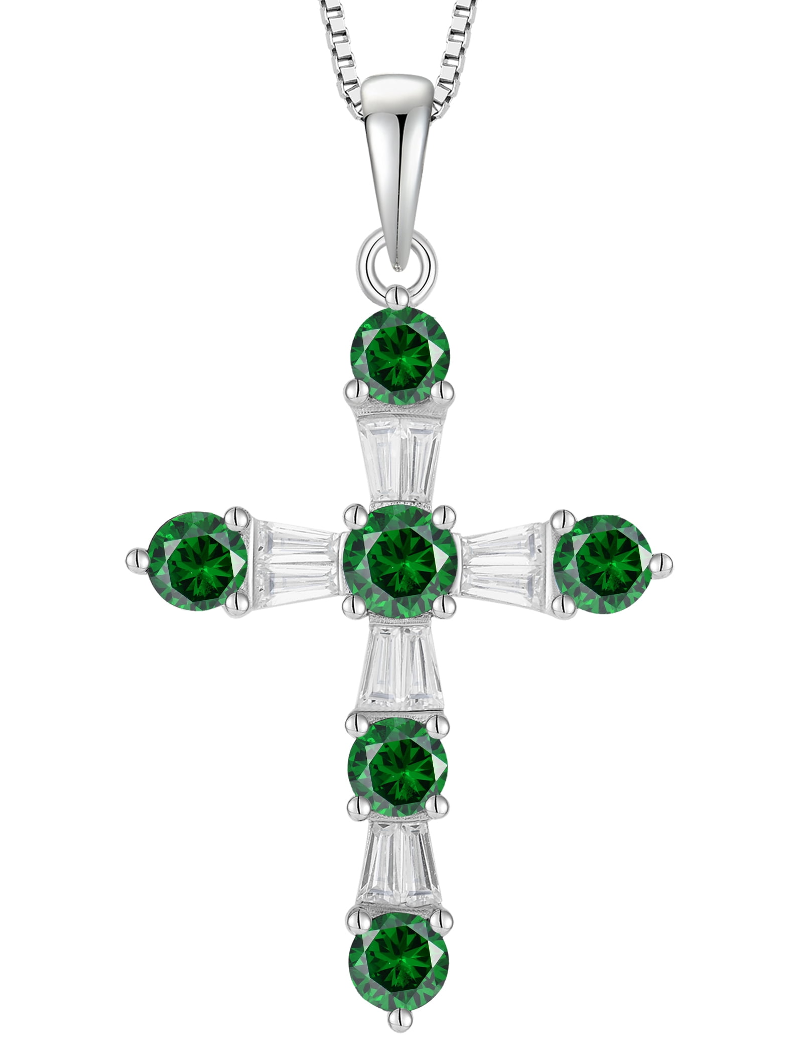 VESITIM Cross Necklace for Women 925 Sterling Silver Jesus Christian ...