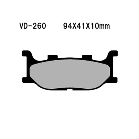 Vesrah Semi-Metallic Brake Pads-VD-260 - VD-260