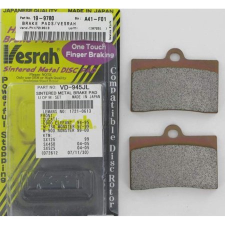 Vesrah Sintered Metal Brake Pads, Vd-164Jl
