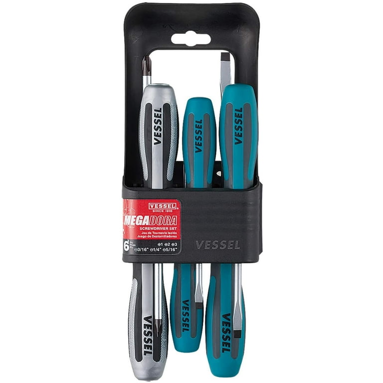 VESSEL MEGADORA IMPACTA Screwdriver (6 PCS SET)