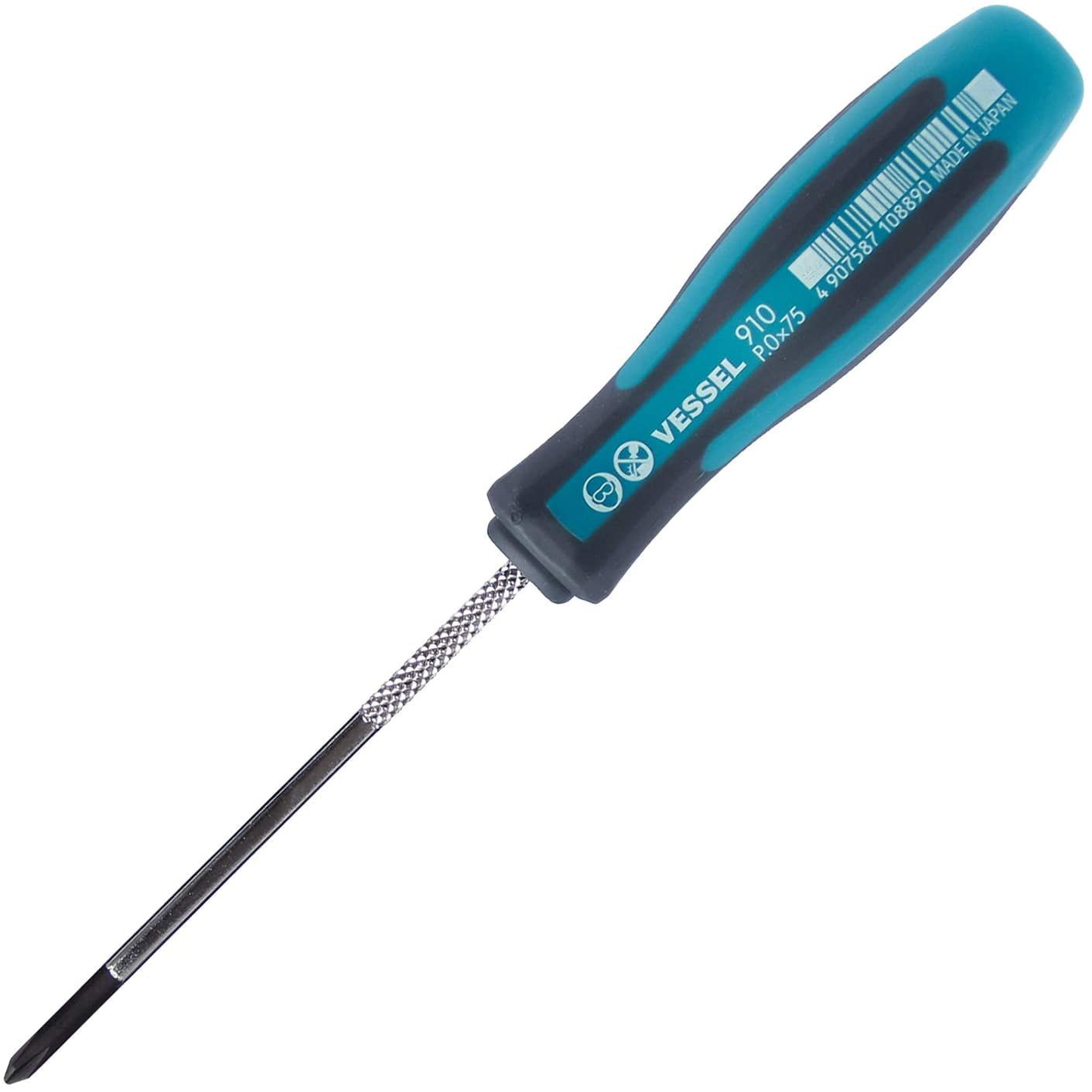 VESSEL MEGADORA Thin Shank Screwdriver +0x75 (3