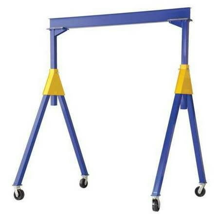 VESTIL FHSN-6-15 Fixed Ht. Stl Gantry Crane,6K,15Ft Kd