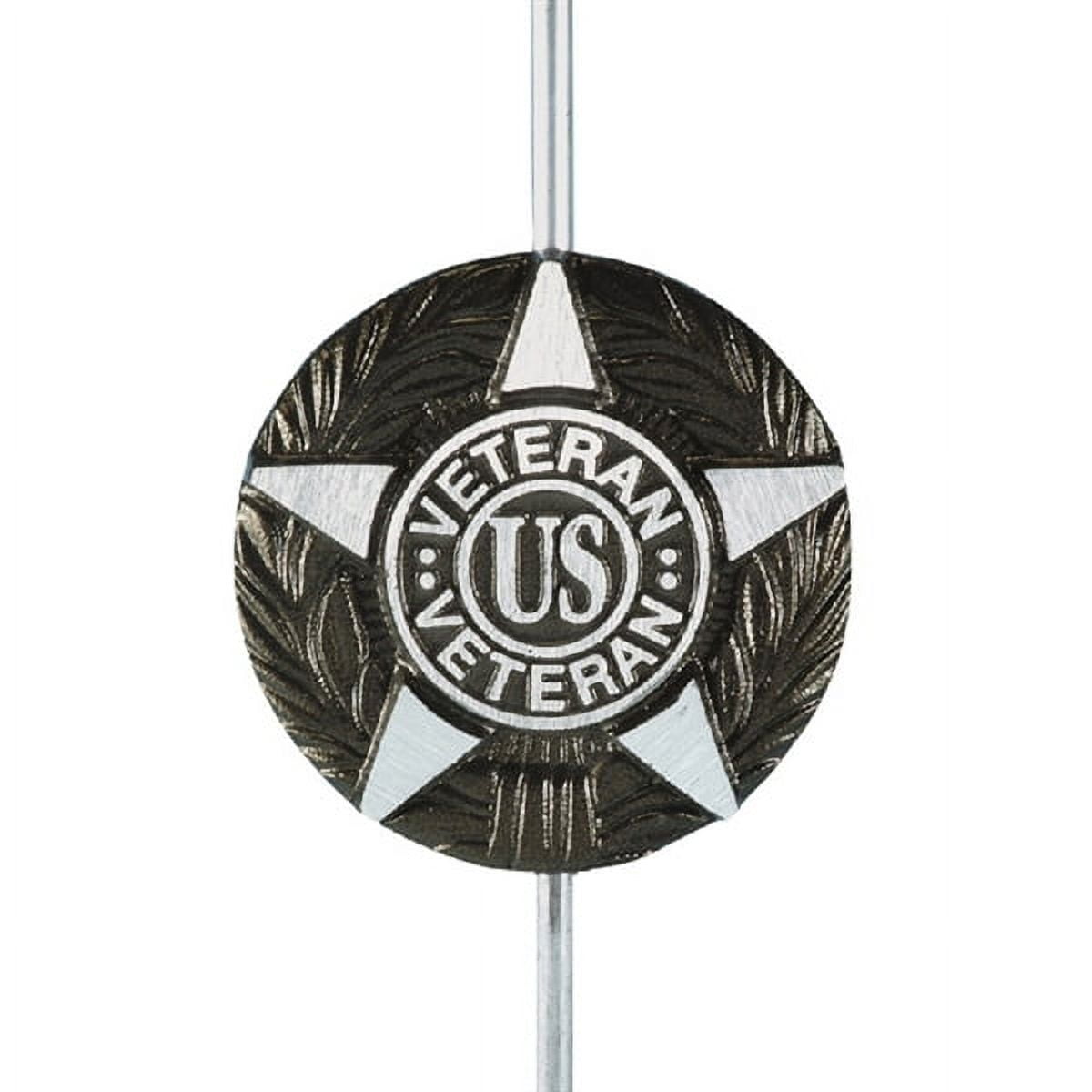 VETERANS ALUMINUM GRAVE MARKER