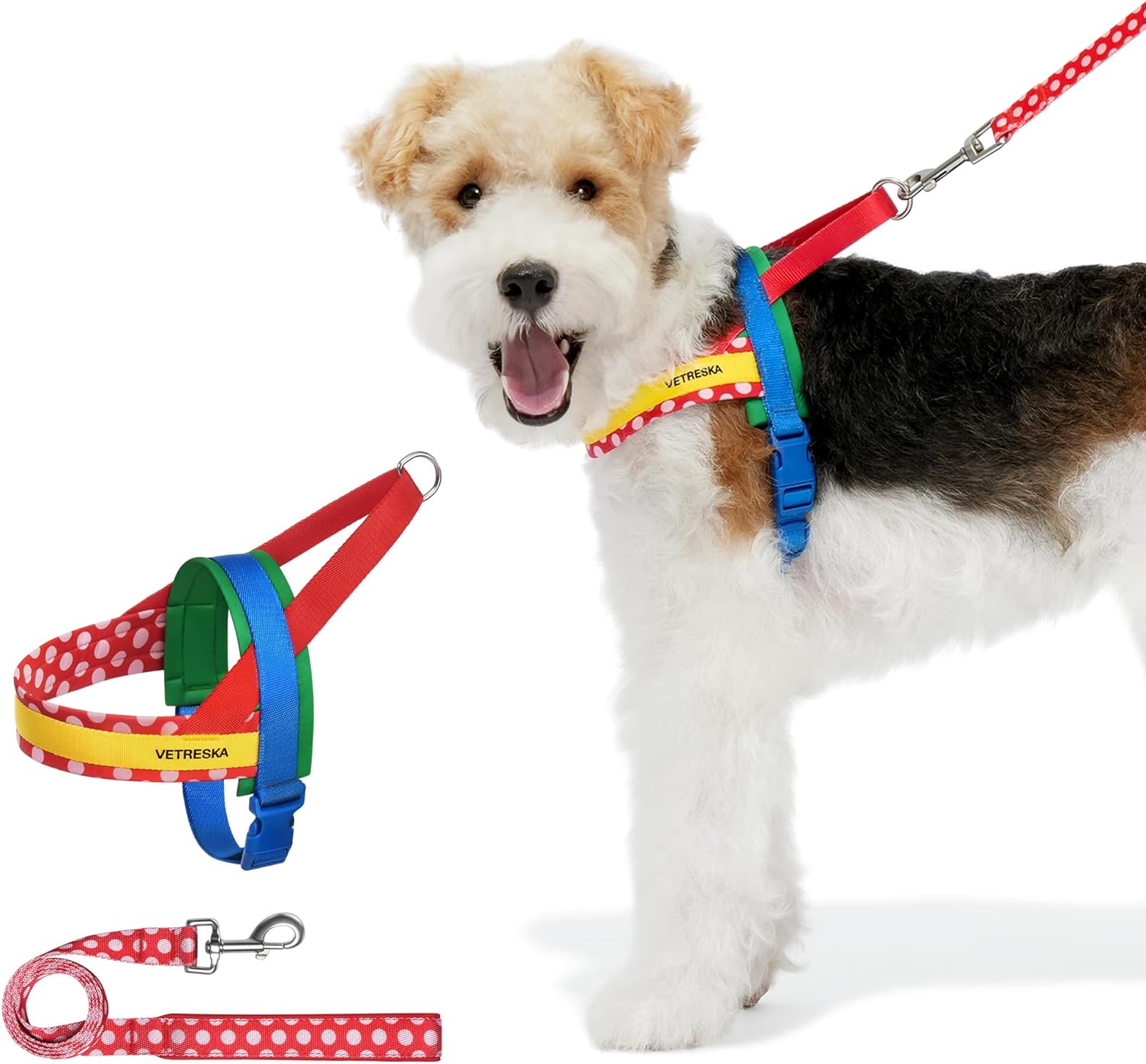 Yuppie Puppy AntiPull Mesh Harness, Small, Black