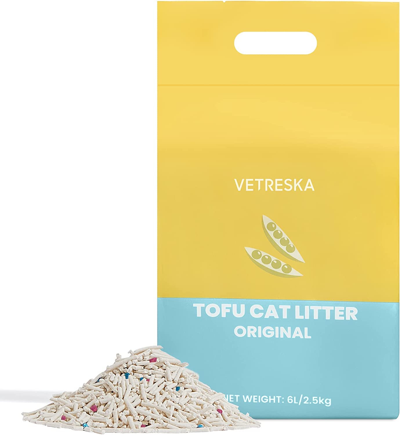 Fresh News Recycled Paper, Original Pellet Cat Litter, 4 Pound