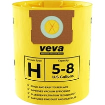 VEVA 20Pack Premium Vacuum Filter Bags Type H 9067100 Work with Shop Vac 5-8 Gallon Vacuum