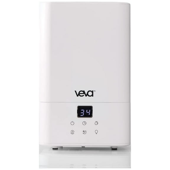 VEVA Humidifiers for Bedroom Large Room 4.5L, Cool Mist Water Vaporizer Essential Oil Diffuser, Quiet Humidifiers for Baby, Covers up to 323 Sq. Ft.