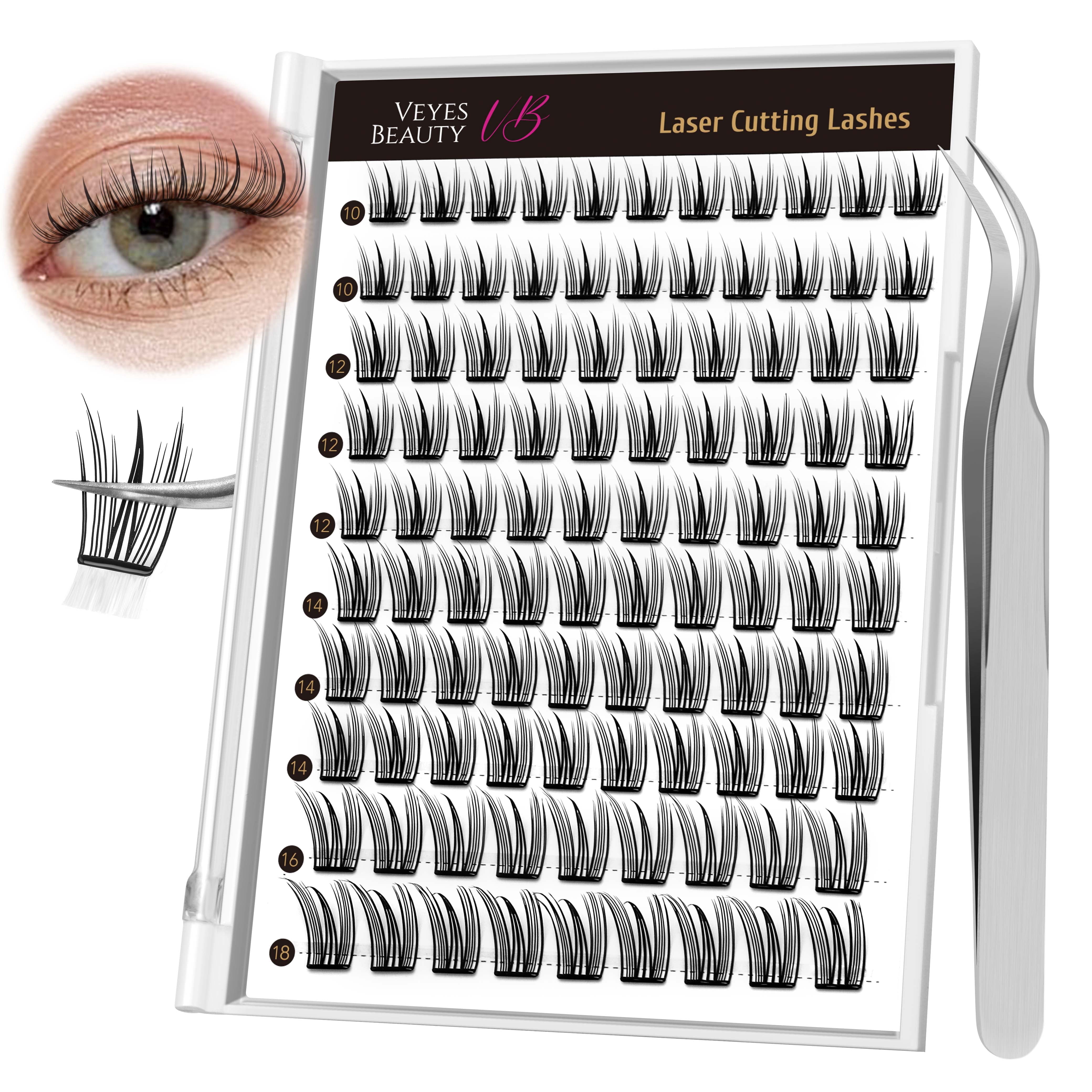 VEVESBEAUTY Lash Cluster Self Sdhesive Idol Lash 100 Fans 10-18mm