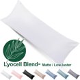 thumbnail image 1 of VEVOOTEX Cooling Lyocell Blend Silky Satin Body Pillowcase Soft 20"x54" White, 1 of 7