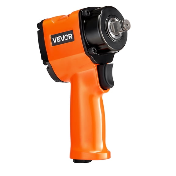 VEVOR 1/2-Inch Air Impact Wrench, Up to 738 ft-lbs Nut-busting Torque, Stubby Size & Lightweight Pneumatic Impact Gun for Auto Repairs and Maintenance