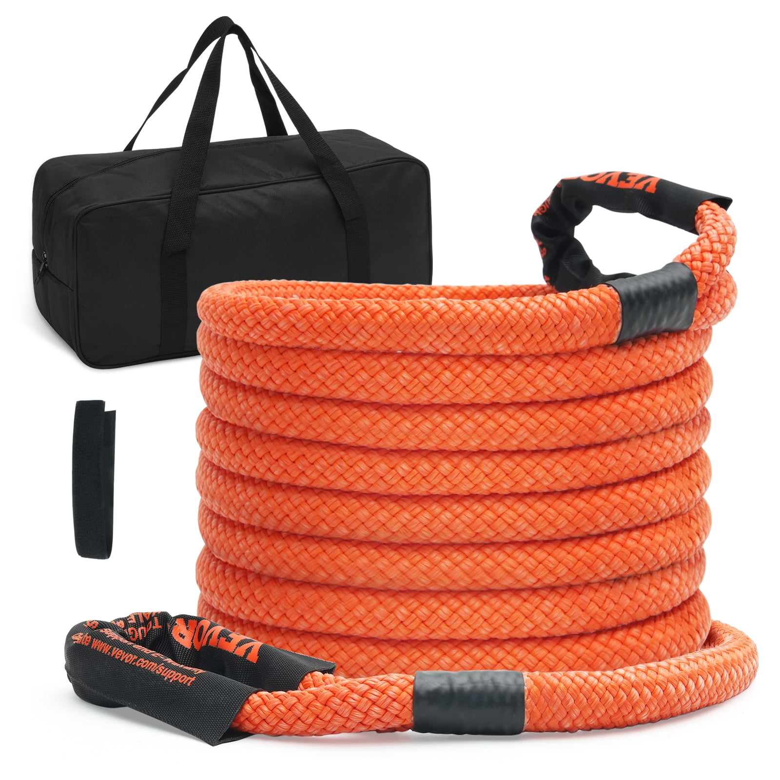 3/4"×20 Ft Kinetic Recovery Rope,Green 19200LBS Recovery Rope Kit Offroad Power Kinetic Tow Rope Heavy Duty Vehicle Kinetic Rope For Jeep Car Truck Atv Utv Suv