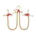 thumbnail image 1 of VEVOR 10,800lb G80 Tow Chain Kit w/ RTJ & Grab Hooks (5/16" x 3'), 1 of 12