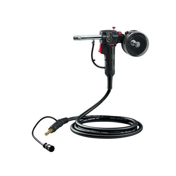 VEVOR 100Amp Spool Gun with 10FT Cable, Compatible with Hobart Handler 210 MVP Mig Welders, Suitable for0.023", 0.030" and 0.035" Flux Core/Solid/Aluminum Welding Wires