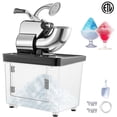 thumbnail image 1 of VEVOR 110V Commercial Ice Crusher 440LBS/H, ETL Approved 300W Electric Snow Cone Machine with Dual Blades, Stainless Steel Shaved Ice Machine with Safety On/Off Switch, 1 of 9