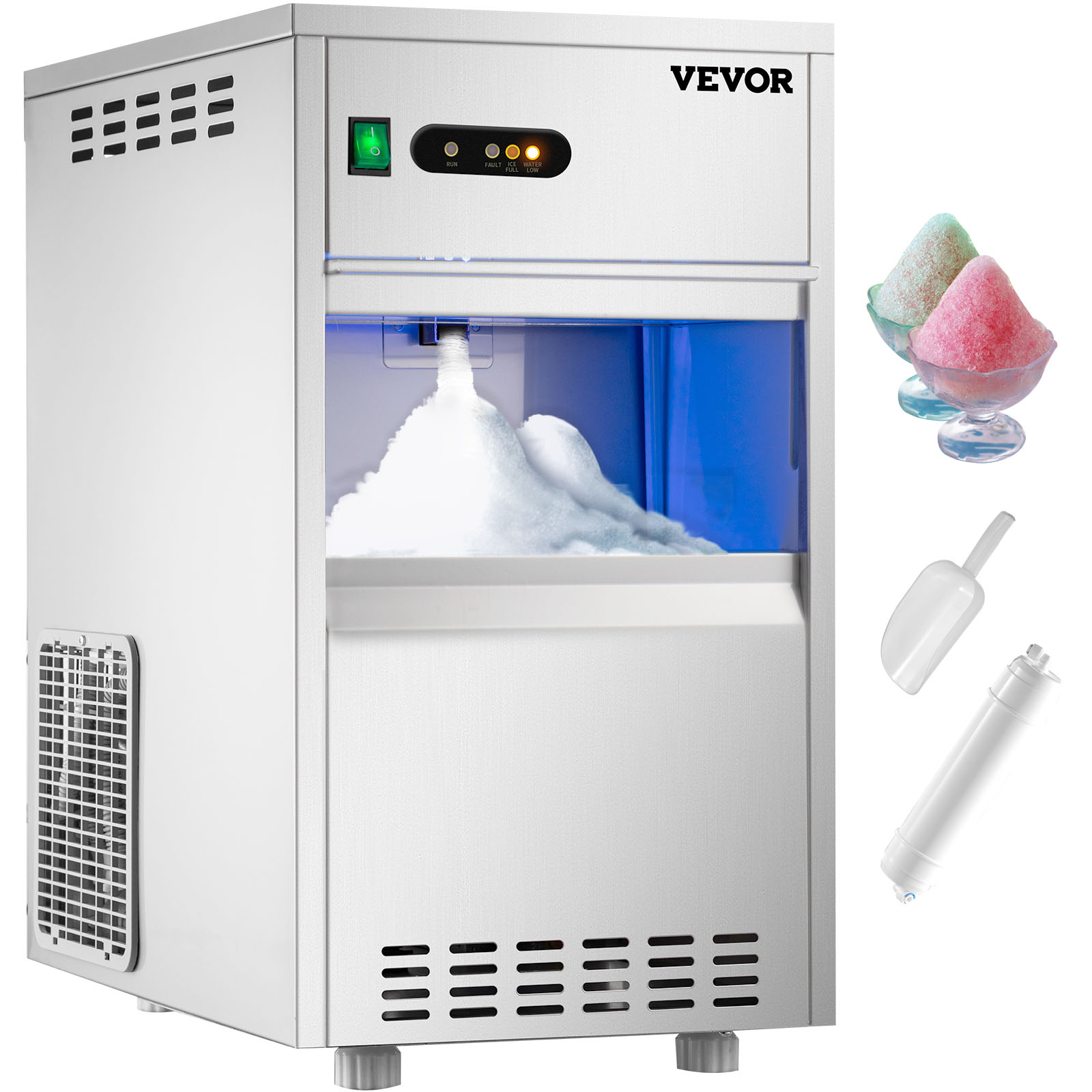 VEVOR 110V Frozen Yogurt Blending Machine 750W, Yogurt Milkshake Ice