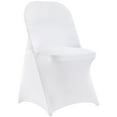 thumbnail image 1 of VEVOR 12 & 30 PCS White Spandex Chair Covers Stretch Washable for Wedding Dining Banquet Event 12Pcs, 1 of 5